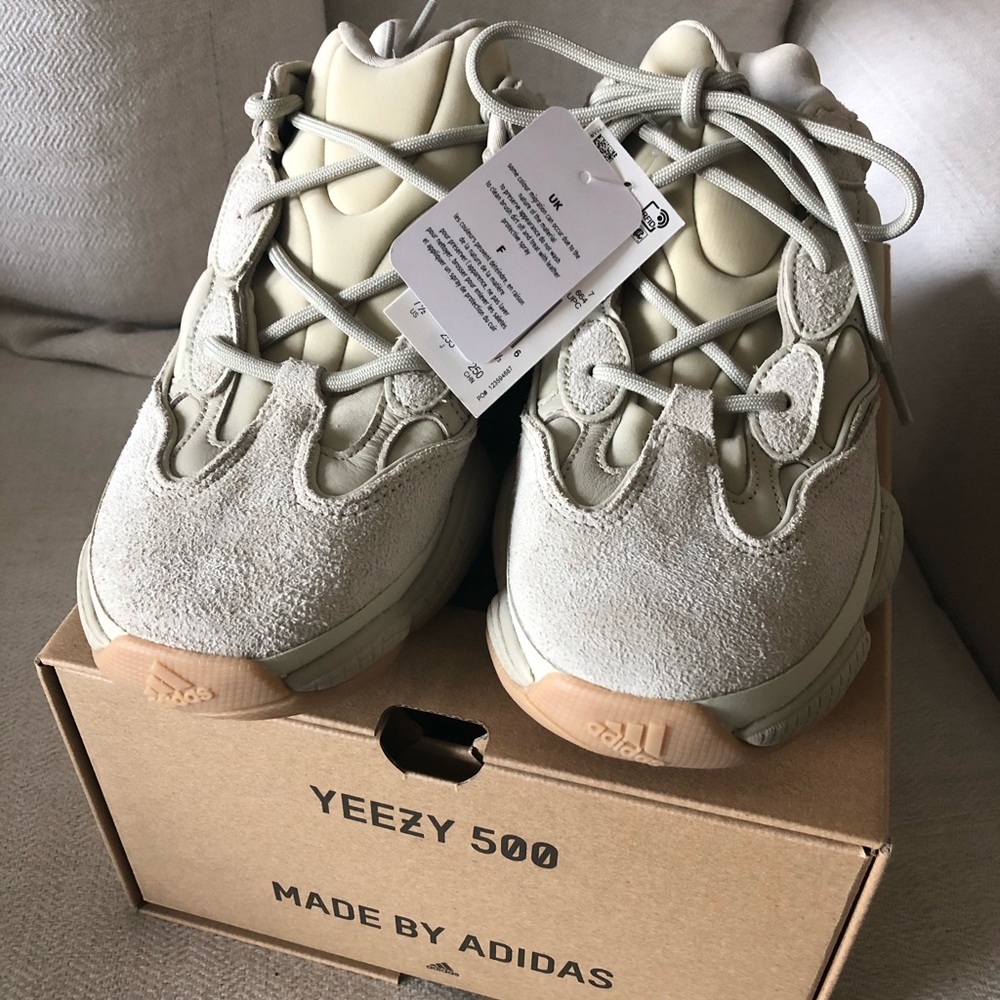 Newly released Yeezy 500 Adidas 7.5 color Stone
